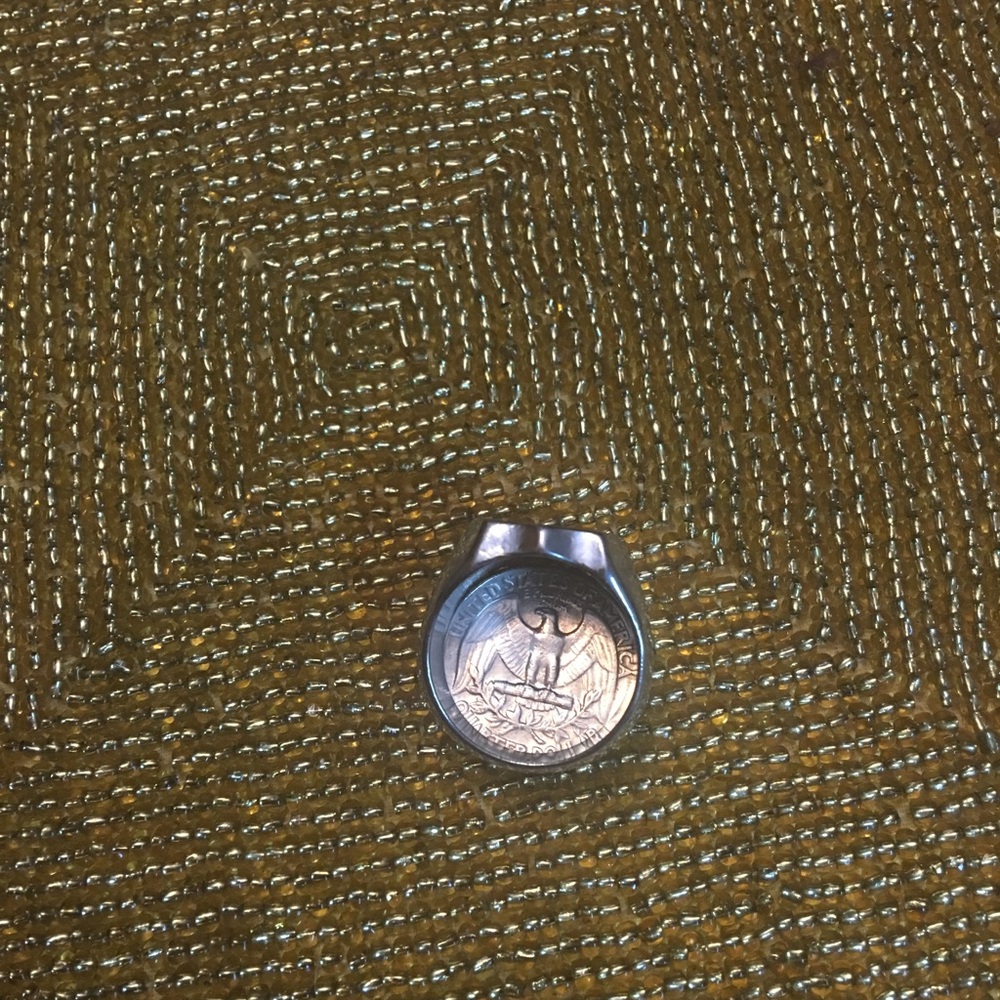 Very nice mens ring, STAINLESS STEEL ROUTE 66 RING - Picture 5 of 8